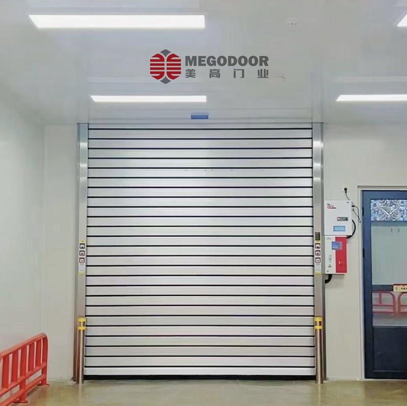 苏州中药公司安装不锈钢快速卷帘门插图1