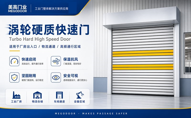 芜湖车间物流门怎么选？美高门业推荐涡轮硬质快速门插图